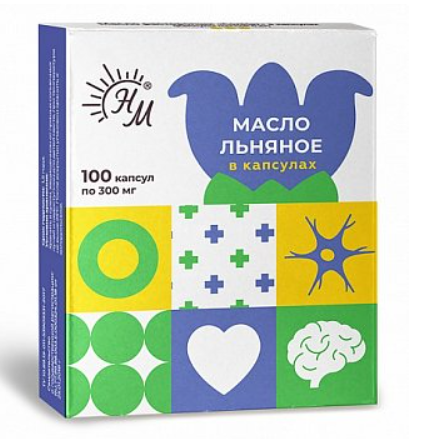 Масло Льняное "НМ" Омега 3/Витамин Е 500 мл