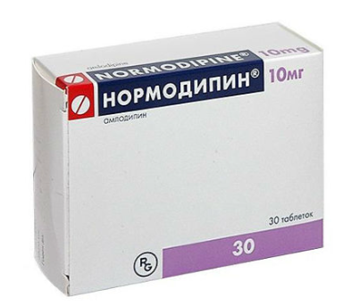 Нормодипин 10 мг № 30 табл