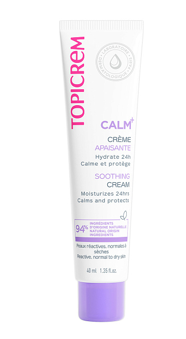 Крем д/лица и шеи "TOPICREM Calm+" успокаивающий 40 мл (2989)