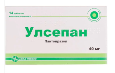 Улсепан 40 мг №14 табл