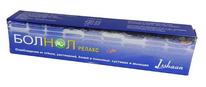 БОЛНОЛ релакс 30 г гель