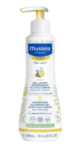 Гель д/купания "Mustela" с кольд кремом 300 мл