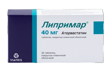 Липримар 40 мг №30 табл