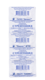 Стрептоцид 0,3 №10 табл (Биовит)