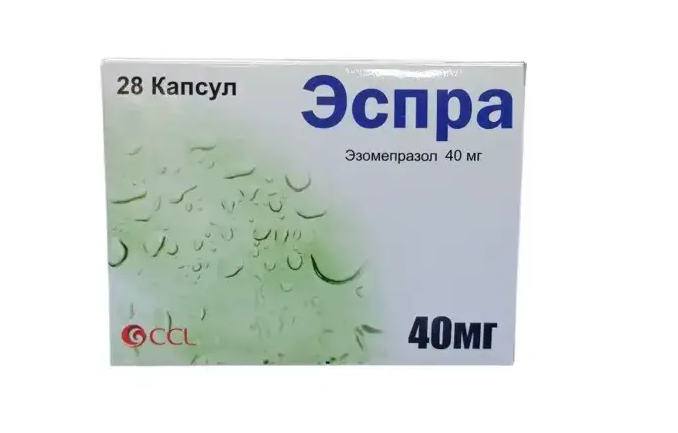 Эспра 40 мг №28 капс