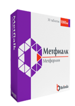 Метфиалк 1000 мг №30 табл