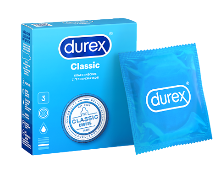 Презервативы Durex classik №3 (классический) ==