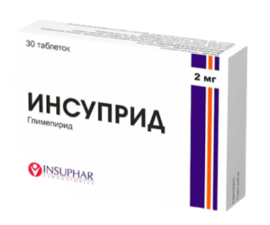 Инсуприд 2мг №30 табл