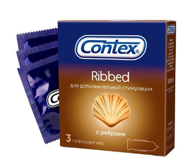 Презервативы Сontex Ribbed с ребрами 3