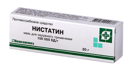 Нистатин 100 000 ед/г 30,0 мазь
