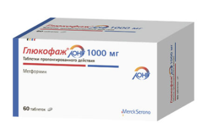 Глюкофаж 1000 мг №60 табл