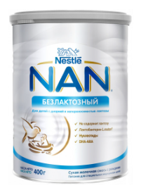 Смесь молочная "Nestle NAN" Безлактозная 400г (8147)