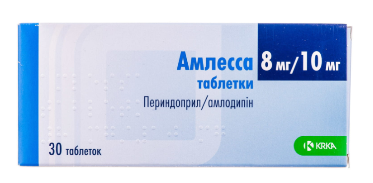 Амлесса 8 мг/10 мг №30 табл