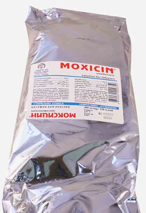 Моксицин 400 мг/250 мл р-р (Моксифлоксацин)