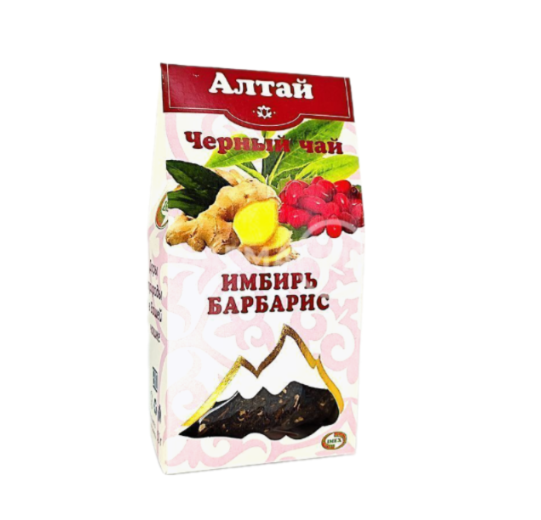 Фиточай "Алтай" Имбирь Барбарис 50 г (Черный)