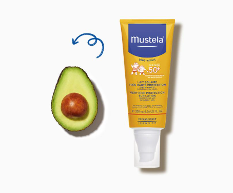 Молочко солнцезащитное "Mustela" SPF 50+ 40 мл