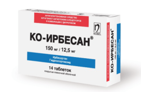 Ко-ирбесан 150 мг/12,5 мг №14 табл