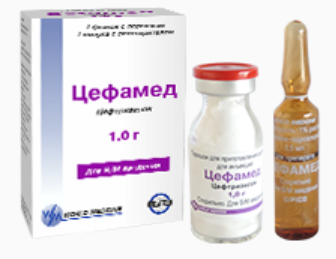Цефамед 1,0 с р-лем д/ин