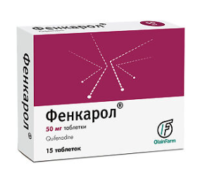 Фенкарол 50 мг №30 табл