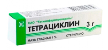 Тетрациклин гл. мазь 1% 3 г (2212) ==