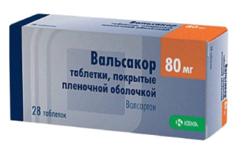 Вальсакор 80 мг №28 табл
