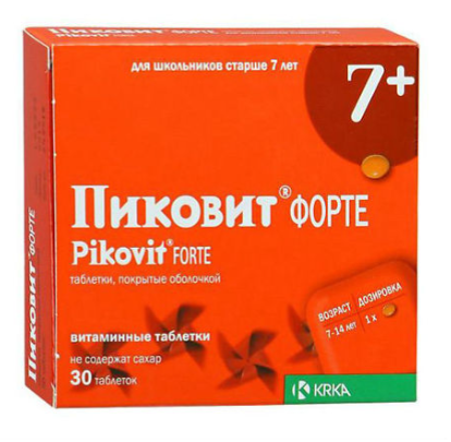 Пиковит форте 7+ № 30 паст