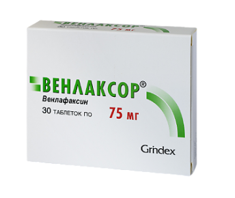 Венлаксор 75 мг №30 табл