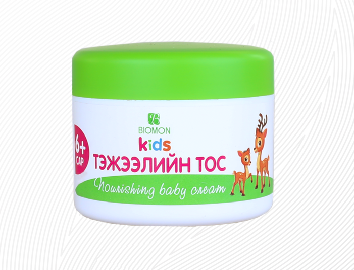 Крем д/тела и лица детский "BIOMON KIDS" 6+ (Монос) 100 мл (0739)
