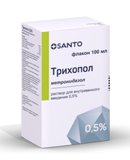 Трихопол 0,5% 100,0 р-р в/в