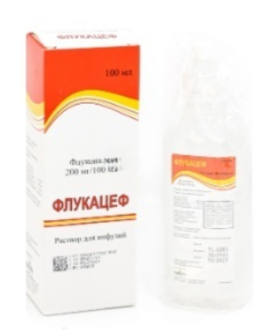 Флукацеф 200 мг/мл 100 мл (флуконазол)