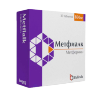 Метфиалк 850 мг №30 табл