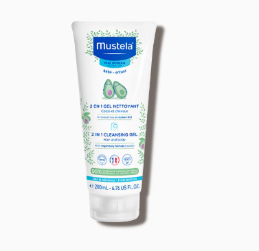 Гель д/купания "Mustela"2в1 200 мл туба (6034)
